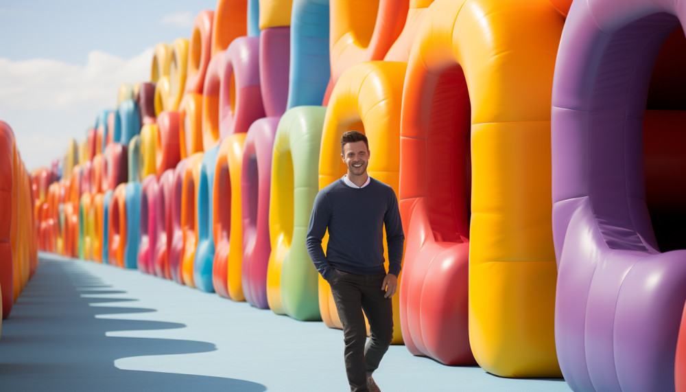 La psychologie des couleurs dans les publicités gonflables : Attraction et rétention d'attention